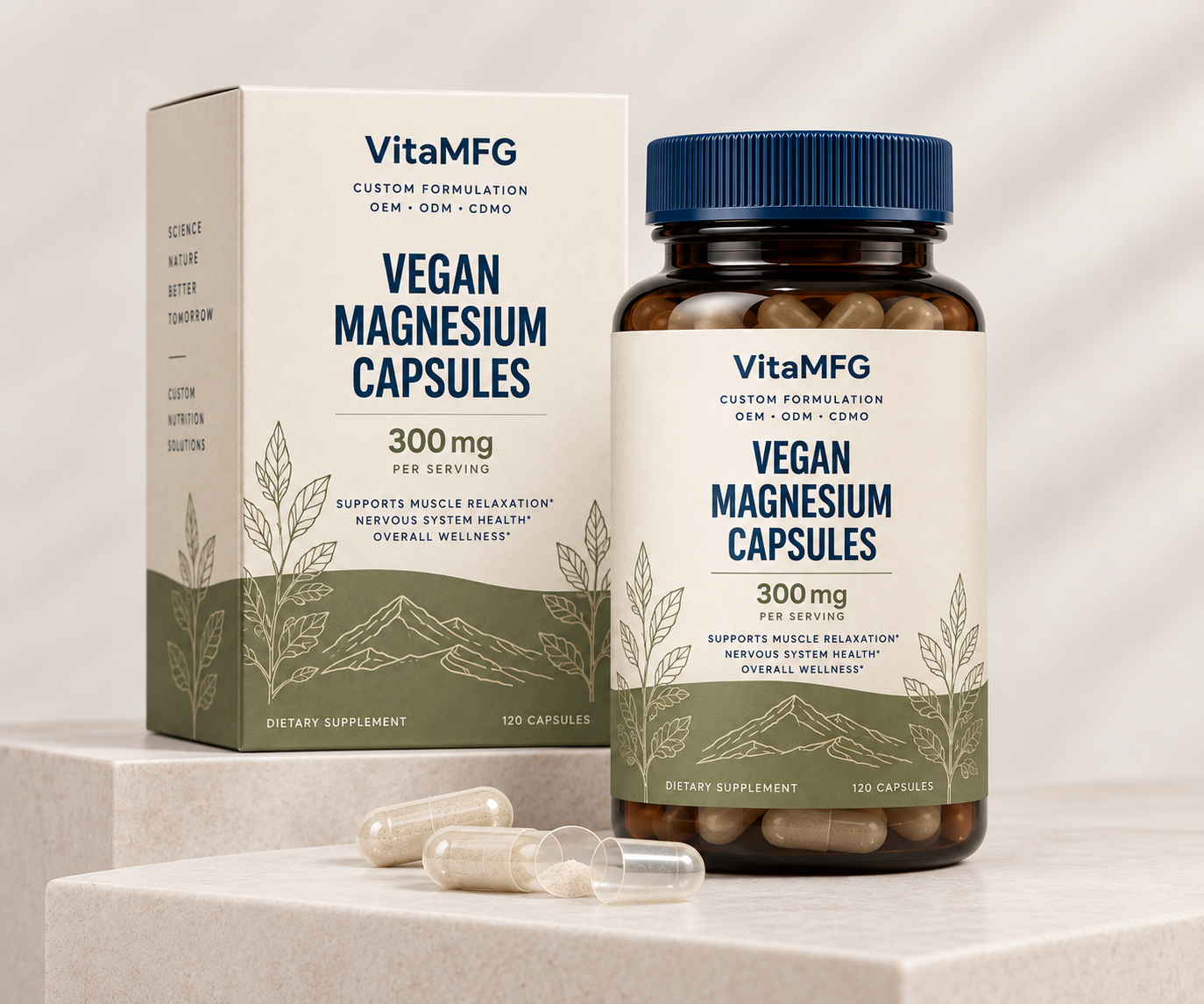 Private Label Triple Magnesium Capsules
